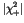 $\vert\chi_+^2\vert$