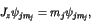 \begin{displaymath}J_z \psi_{jm_j} = m_j \psi_{jm_j}, \end{displaymath}