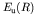 $E_{\rm u}(R)$