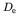 $D_{\rm e}$