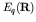 $E_q({\bf R})$