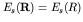 $E_s({\bf R}) = E_s(R)$