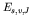 $E_{s,v,J}$
