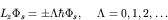 \begin{displaymath}L_z \Phi_s = \pm \Lambda \hbar \Phi_s, \hspace{5mm}
\Lambda = 0, 1, 2, \ldots \end{displaymath}